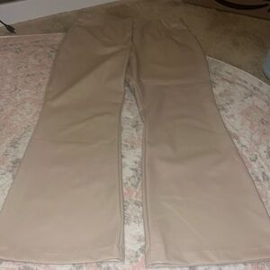 NWT! Vegan leather pants short length